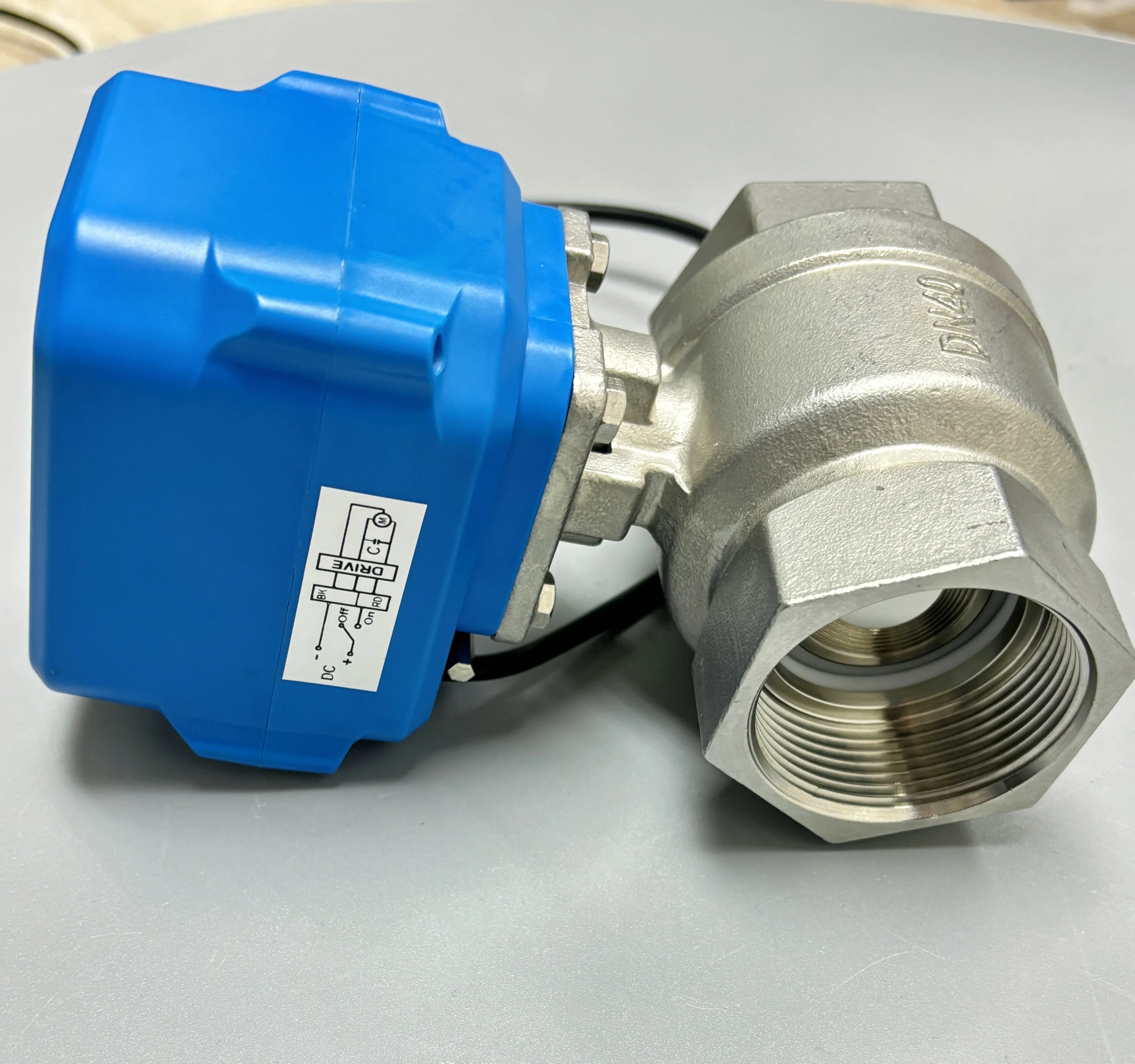 Smart Motorized  High Platform Stainless Steel Ball Valve Electric Power with Drive NPT BSP OEM Custom Option