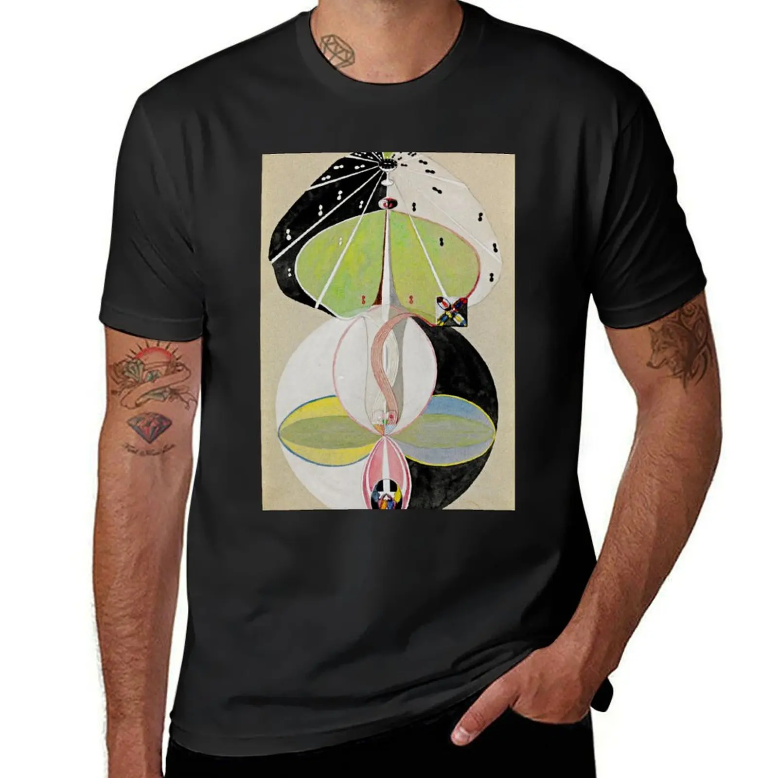 Hilma af Klint The Tree Of Knowledge No. 5 Series W T-Shirt vintage cute clothes hippie clothes mens workout shirts