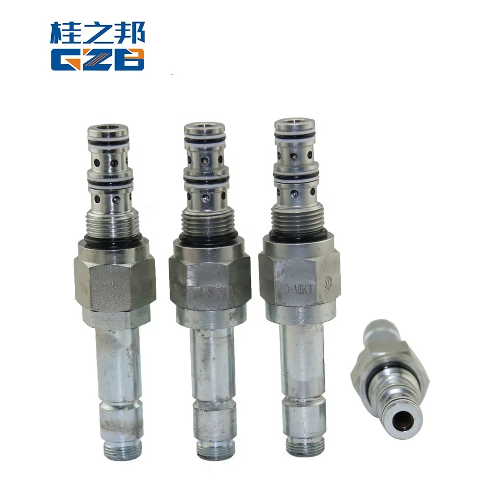 GZB Excavator part Main Relief Valve Overflow Safety Valve EMDV-08-N-3K-0-00  for SY65/SY75 XCMG RTS