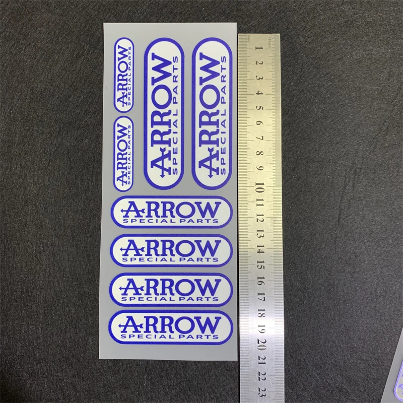 Motorcycle Refit Sticker Motorbike Car Decorative Exhaust Pipes Reflective Waterproof Decals Suitable For ARROW