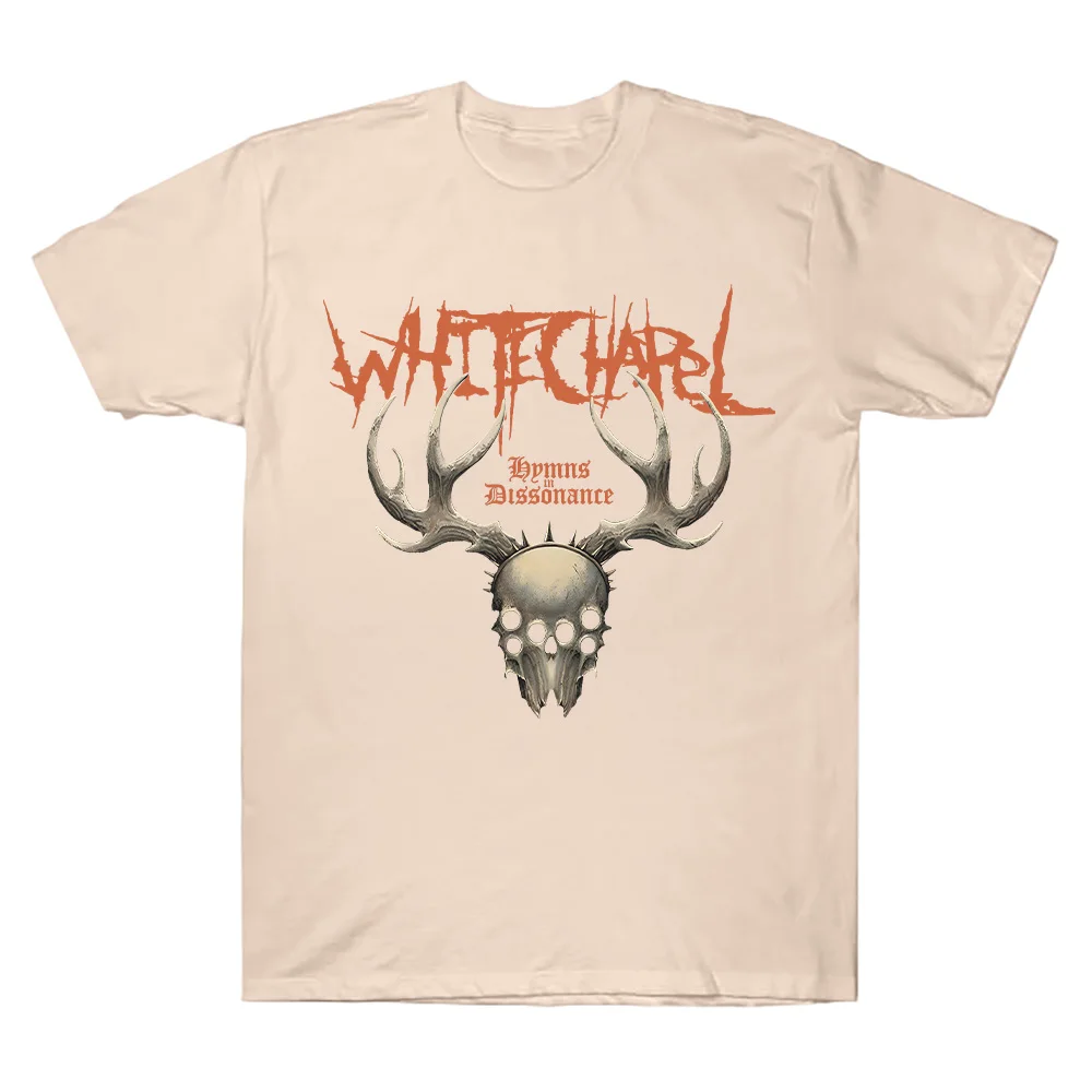 T-shirt in cotone Whitechapel Whitechapel Hymns in Dissonance T-shirt grafiche Retro gotico casual girocollo manica corta unisex