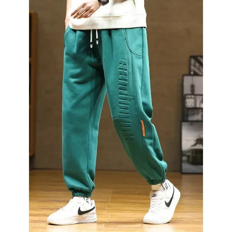 

Men's New Sweatpants Baggy Joggers Fashion Letter Hip Hop Streetwear Pant Men Casual Cotton Loose Trousers 8XL