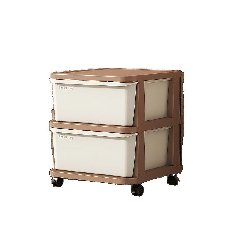 

Cream Wind Storage Cabinet Drawer Type Children's Toy Cabinet Household