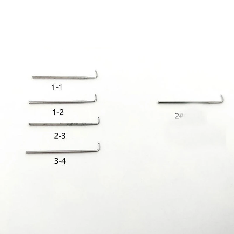 5Pcs Wig Hair Extension Hook Ventilating Needle For Wig Making Crochet Hook Tools Repair Lace Wigs Hook Needle