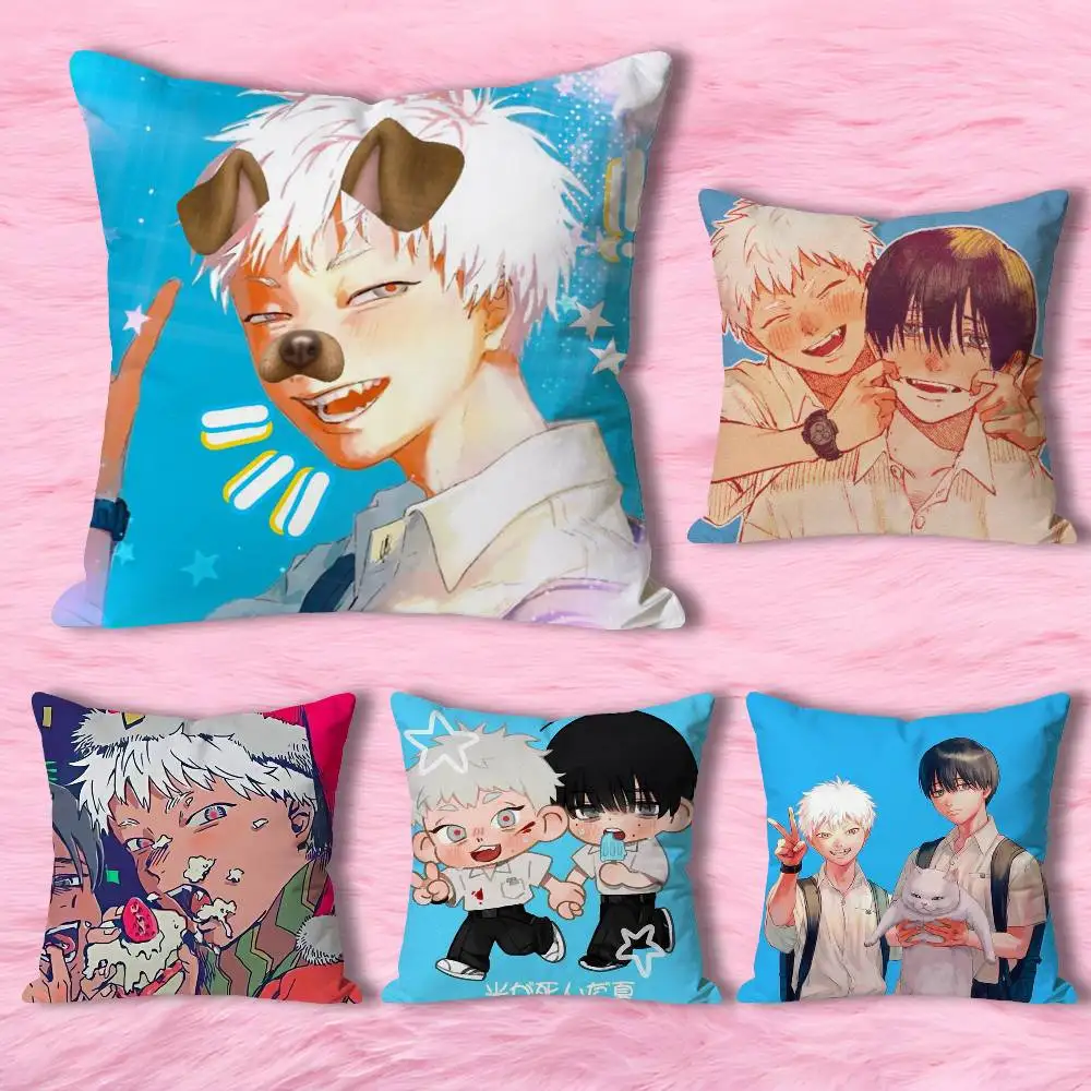 

The Summer H-Hikaru D-Died Pillow Cases for Bedroom Living Room Sofa Home Decor Polyester Cushion Cover with Zipper