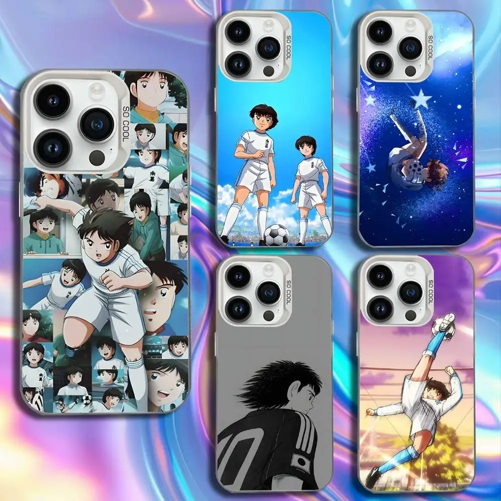 

Anime C-Captain T-TsubasaS Phone Case For iPhone 17,16,15,14,13,12,11,Mini,Pro,SE,MAX White Matte Shockproof Cover