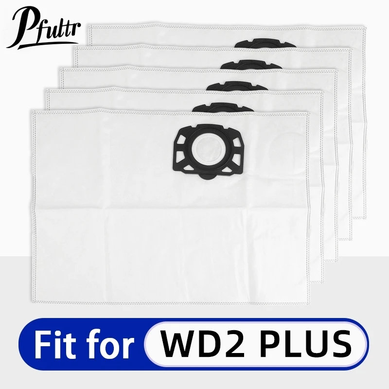 1PC For Karcher WD2 Plus WD3 SE4002 Robot Vacuum Cleaner DIY Accessories Dust Bags Replacement