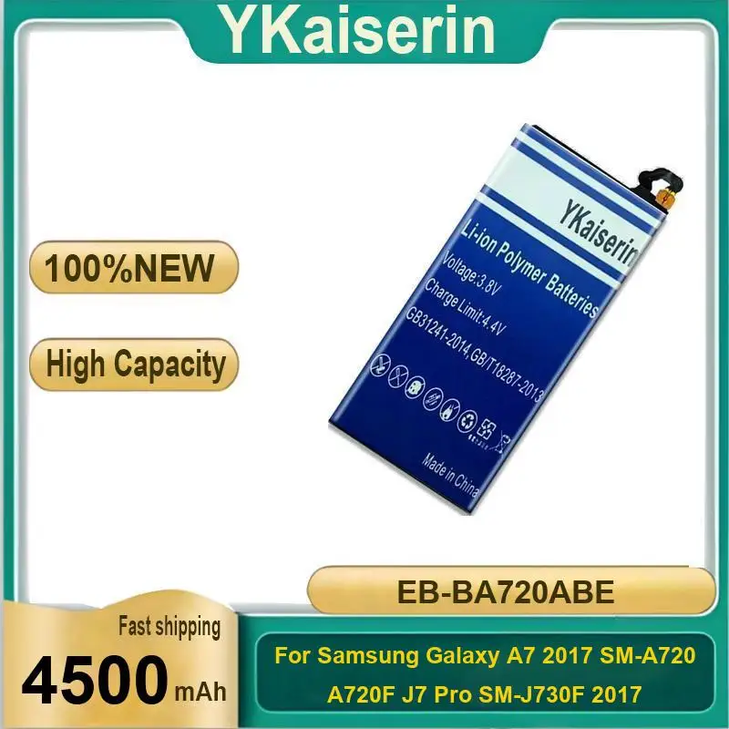 

Battery EB-BA720ABE 4500Mah For Samsung Galaxy A7 2017 SM-A720 A720F A720S J7 Pro SM-J730F