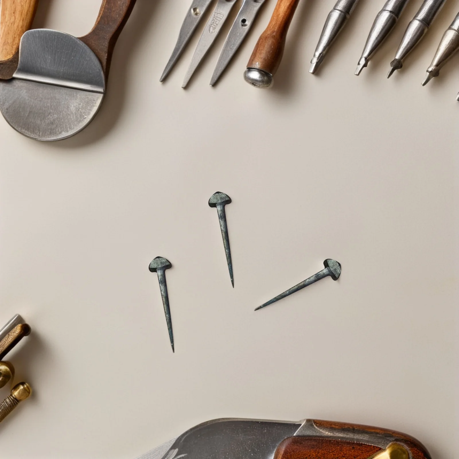 50 قطعة مسامير حدوة الحصان استبدال دائم لأحذية الحصان المدمجة المهنية حافر الأظافر المحمولة حدوة الحصان أداة الحصان