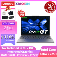 Lenovo Xiaoxin Pro16 GT Laptop Ultra 9 285H/Ultra 5 Integrated Graphics 32GB RAM 1T SSD 16 Inch 2.8K 120Hz Screen Notebook PC