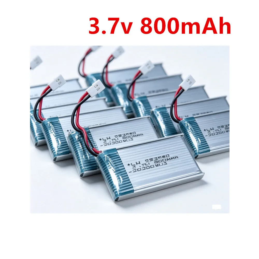 Lipo Battery 3.7V 800mAh for Syma X5 X5C X5S X5SC H107 H31 KY101 E33C E33 RC Drone  Quadcopter toys Accessories