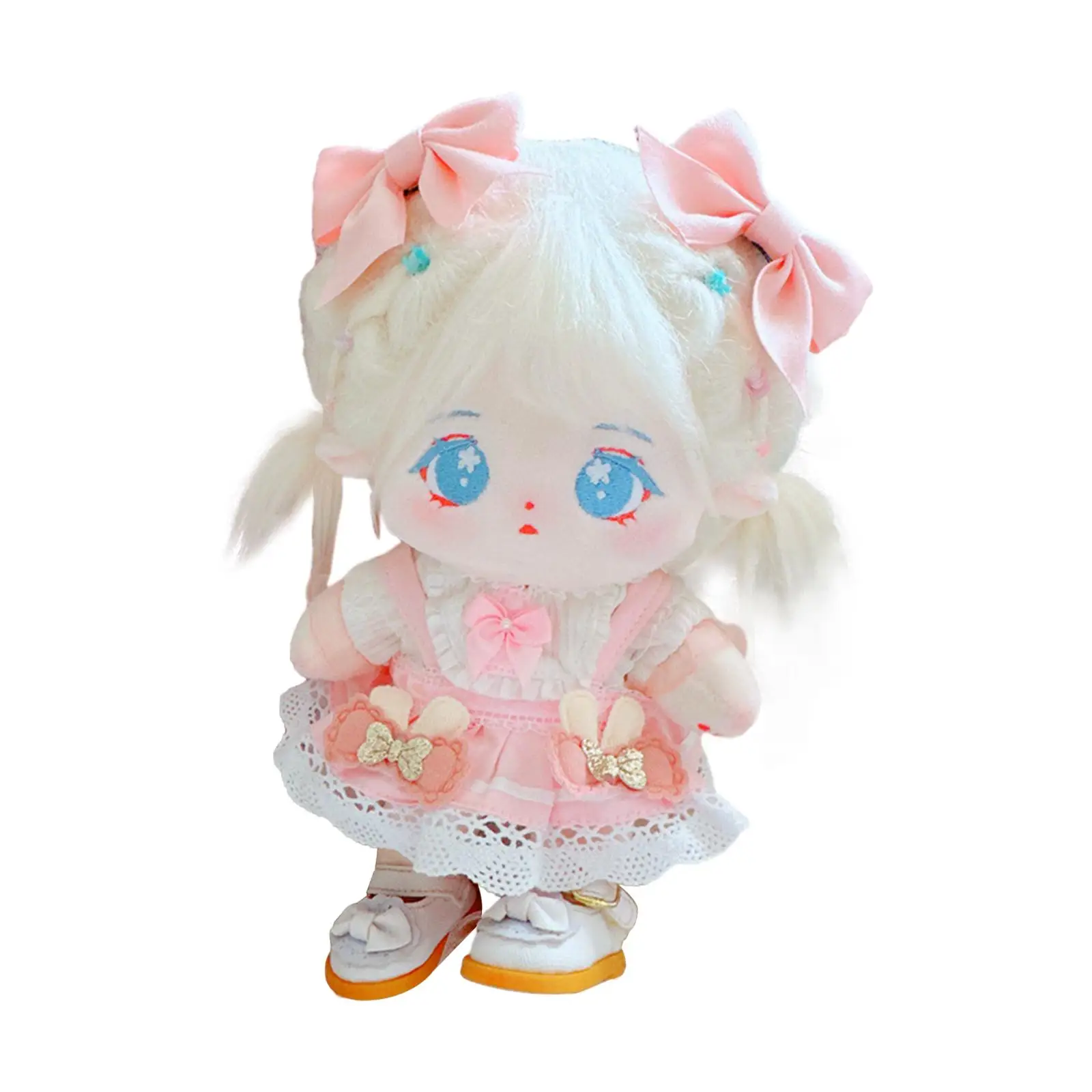 Mini Dolls Blue Eyeballs Cute Surprise Face Girls Miniature Pocket Dolls for