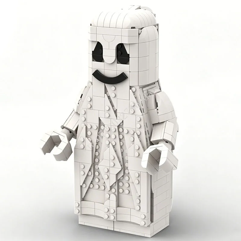 

848 PCS Large Scale Ghost Building Blocks Set Creative Assembly Educational Man Gift for Adults Girls Birthday Home Decoration