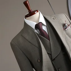 (51) Customized New Men's Wedding Business Suit Formal Suit