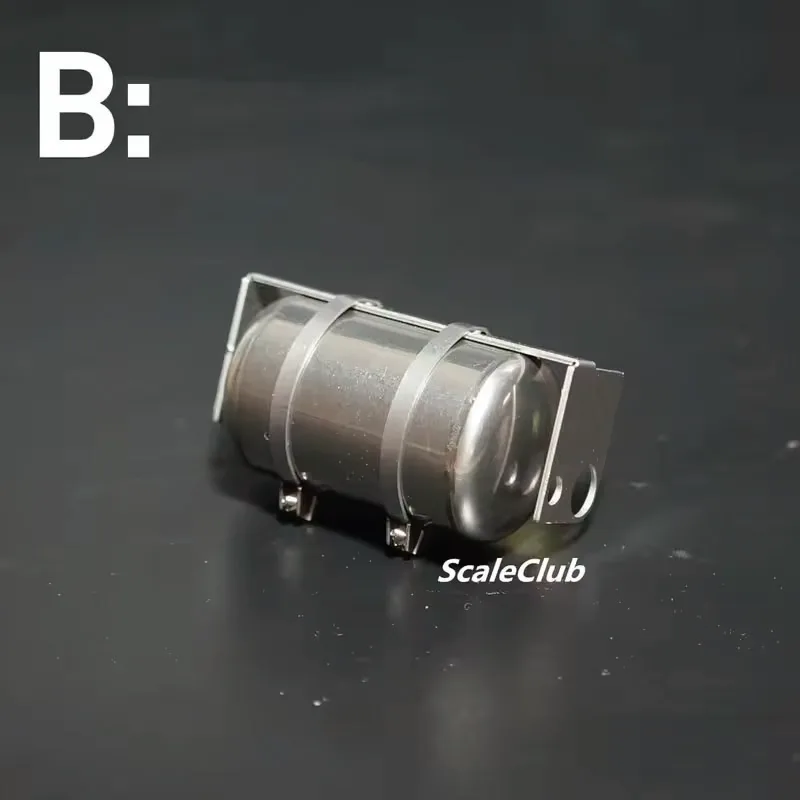 1/14 RC Toy Truck Metal Gas Air Tank Uniwersalne części do Tamiya 1/14 RC Tractor Truck Akcesoria SCALECLUB HQG-TY-1