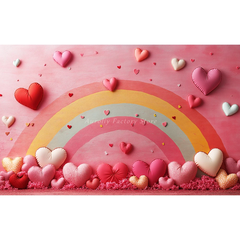 Rainbow Balloon Arch Background Cake Smash Photobooth Props Bohemian Flower Backdrop Kids Adult Party Boho Photo Banner