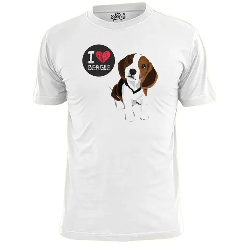 Mens I Love My Beagle Dog T Shirt Canine Pooch Pet Mutt Woofer