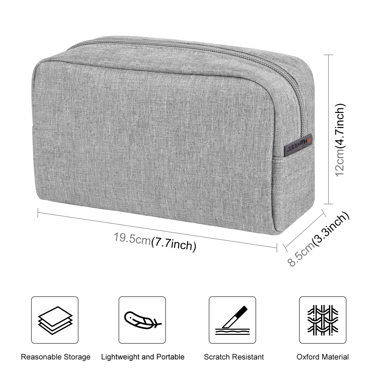 HAWEEL Organizer Storage Bag per caricabatterie, Power Bank, cavi, Mouse, auricolari, accessori elettronici custodia da viaggio portatile