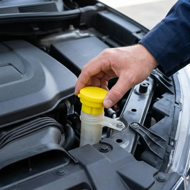 Windscreen Washer Reservoir Tank Cap for  Scenic III 2009-2016 Fluid Bottle Lid Cover Auto Accessory