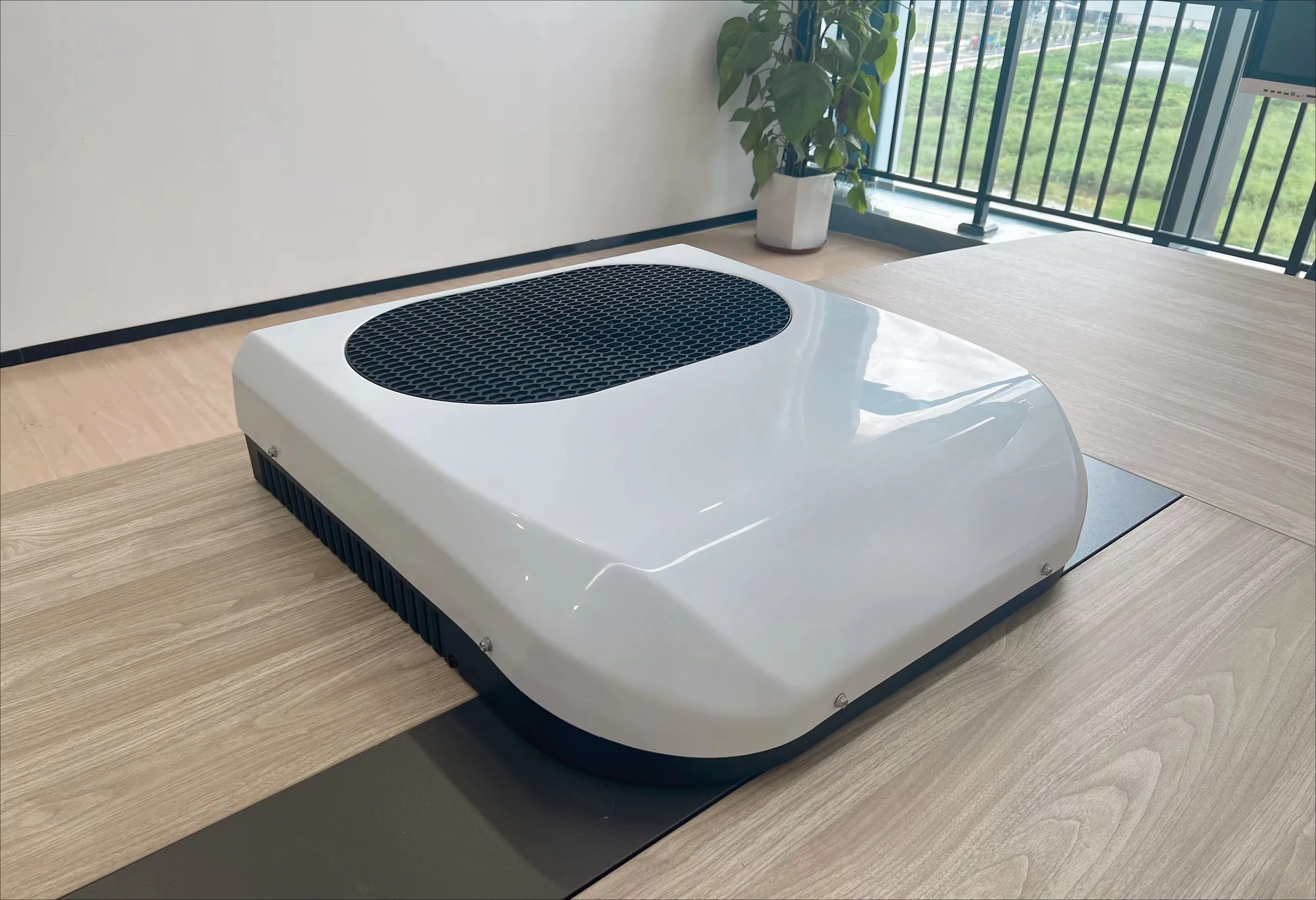 12 فولت/24 فولت/48 فولت الكهربائية التيار المتناوب سقف وقوف السيارات مكيف الهواء برودة لشاحنة RV متنقل قافلة فان 12 فولت على السطح تكييف السيارات #2