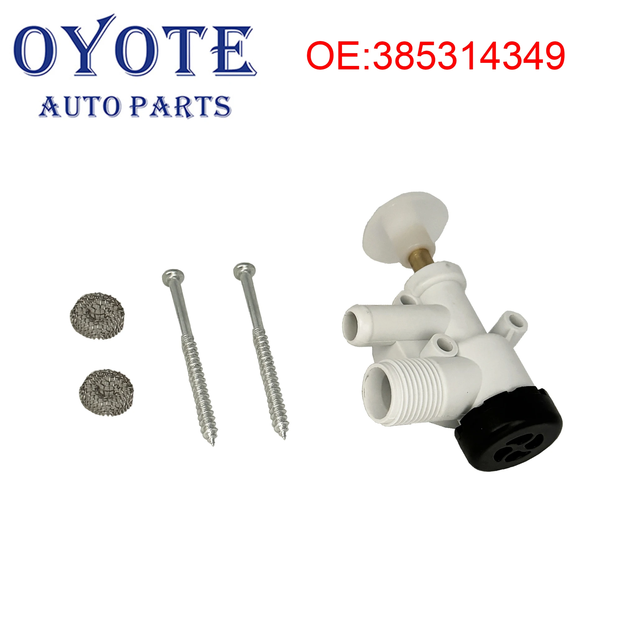 OYOTE 385314349 RV Water Valve Kit Upgraded Toilet Water Valve For Dometic Sealand