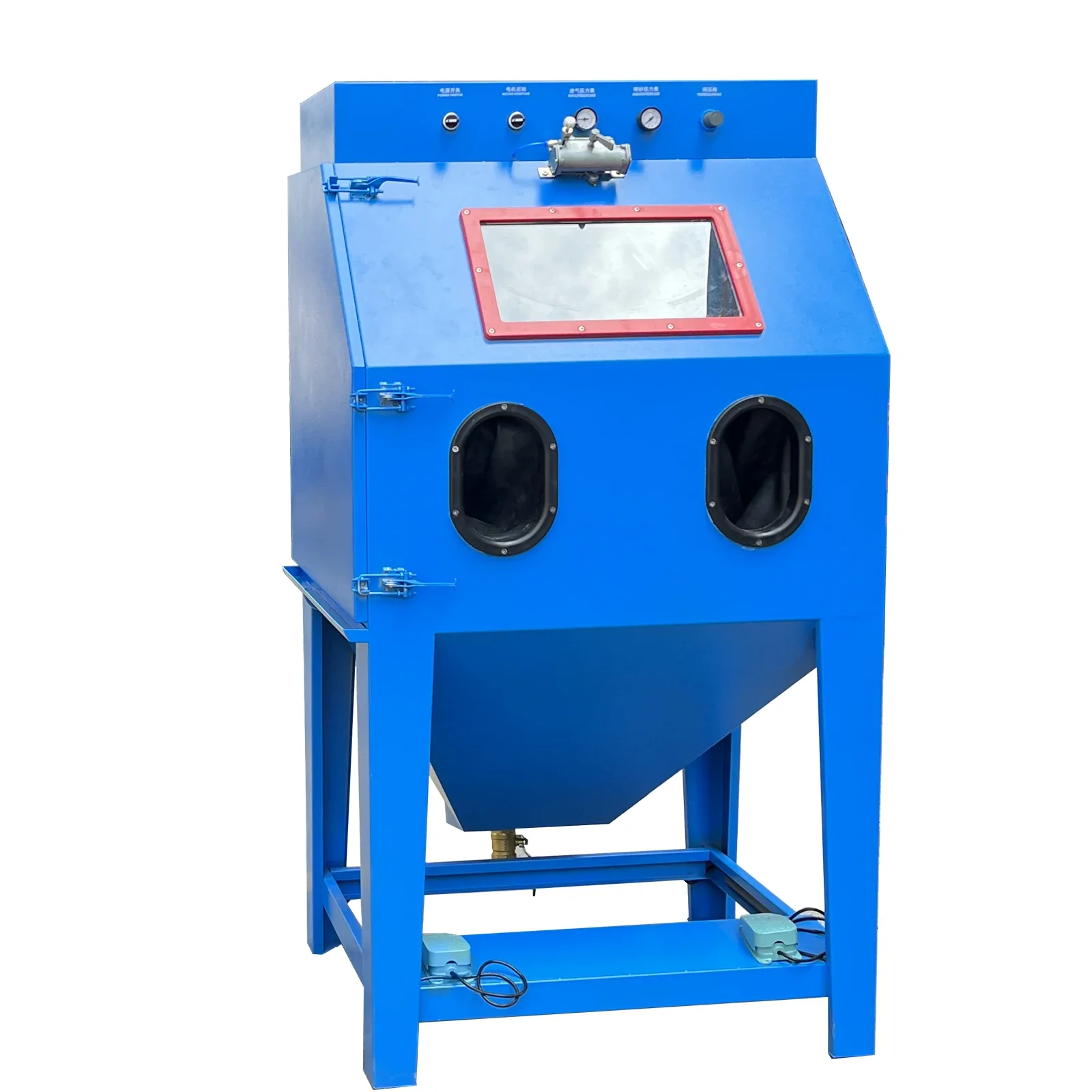 Dustless Sand Blast Machine Wet blasting cabinet Water sand blasting machine