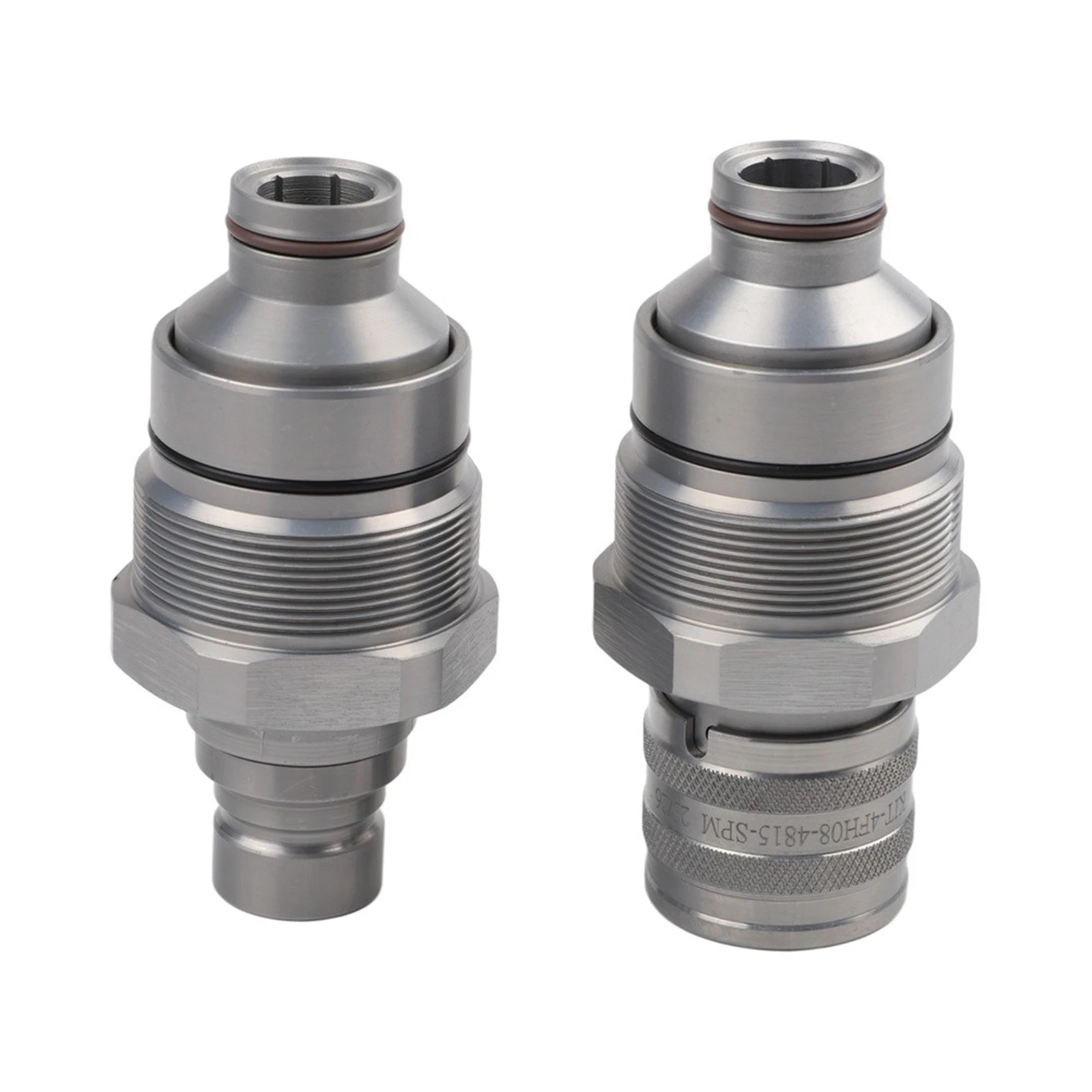 1/2'' Male Female Flat Face Coupler Kit 7246802 7246799 For S450-S770 T450 Skid Steer Hydraulic Quick Connect Couplers