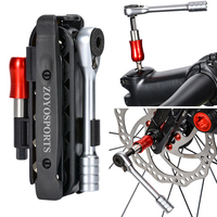 Portable Ratchet Wrench Tool Kit Tire Lever Screwdriver Spanner Set Mountain Bike Road Bike Riding Repair Accessories