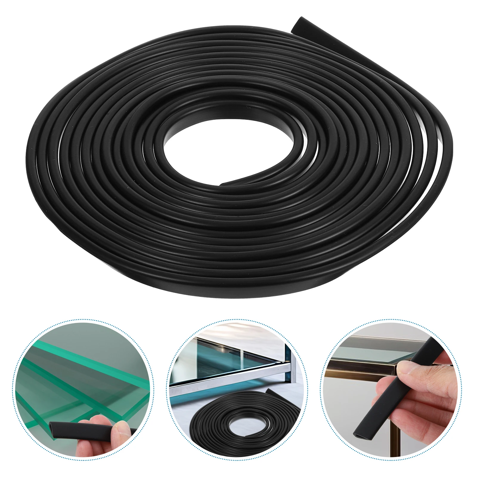 

U-Shaped Edge Trim Pvc Door Seal Strip Weatherproof Banding Car Window Protector Metal Edge Guards Sealing Strip Home Commercial