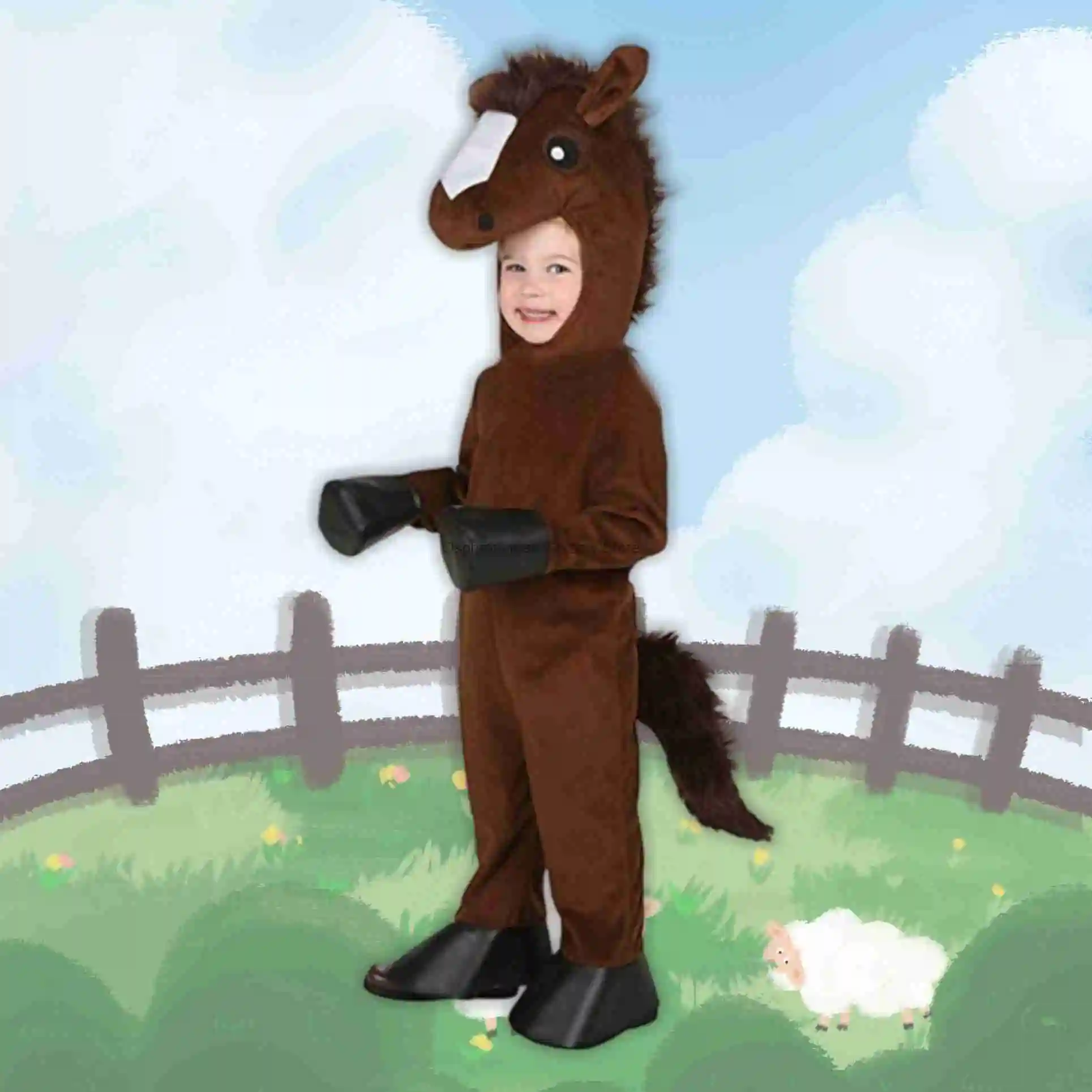 

Chirldren's Day Cosplay Funny Horse Costumes Halloween Cosplay Christmas Cosplay Holiday Party Role Play Costumes