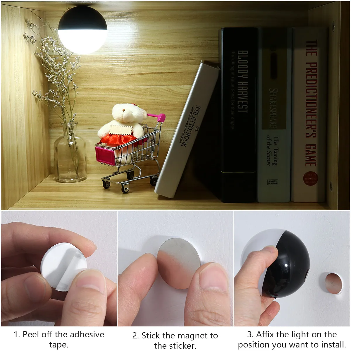 

Lamp Night for Bedroom Rechargeable Usb Led Sensor Light Portable Compact Plug-in Keychain Flashlight