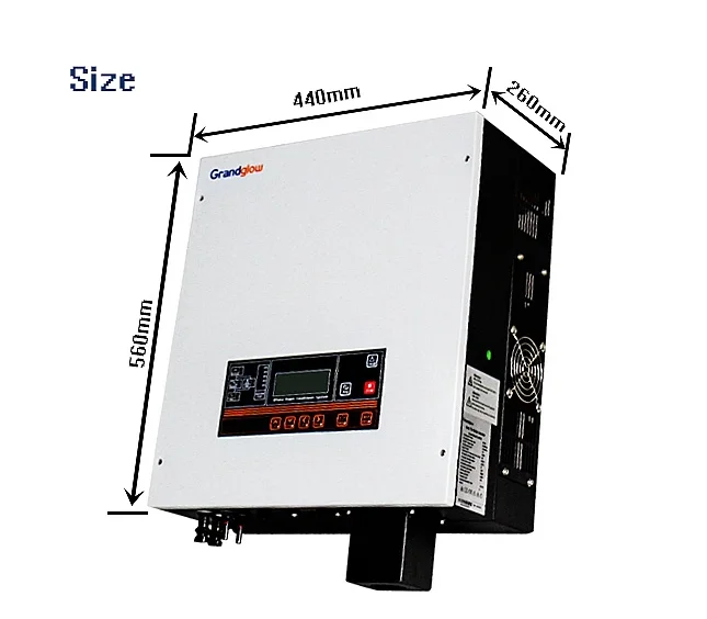 5KW High Efficiency Photovoltaic Grid Connected Solar Panel Three-phase Inverter 5KW Output 220V Pure Sine Wave