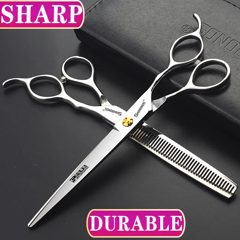 

SHARONDS Dedicated Hairdressing Scissors Hairdresser Professional Clippers 440C Japanese Steel Specialized Barber Hair Scissors