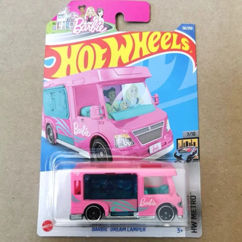 

Модель автомобиля из сплава Hot Wheels Barbie, высококачественная игрушка-автомобиль без RTR для детей, подарок на день рождения, тема дня трека