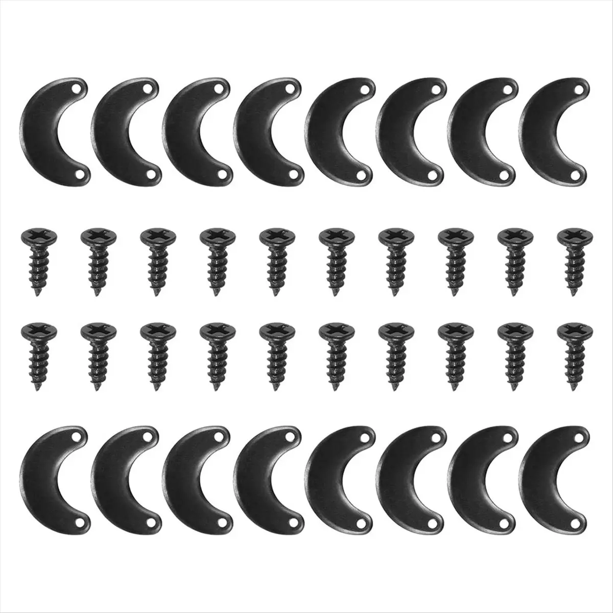 AA77 NEW  200Pcs Picture Frame Backing Hardware Clip with 200Pcs Screws Photo Frame Turn Button Fasteners Picture Backing Clips