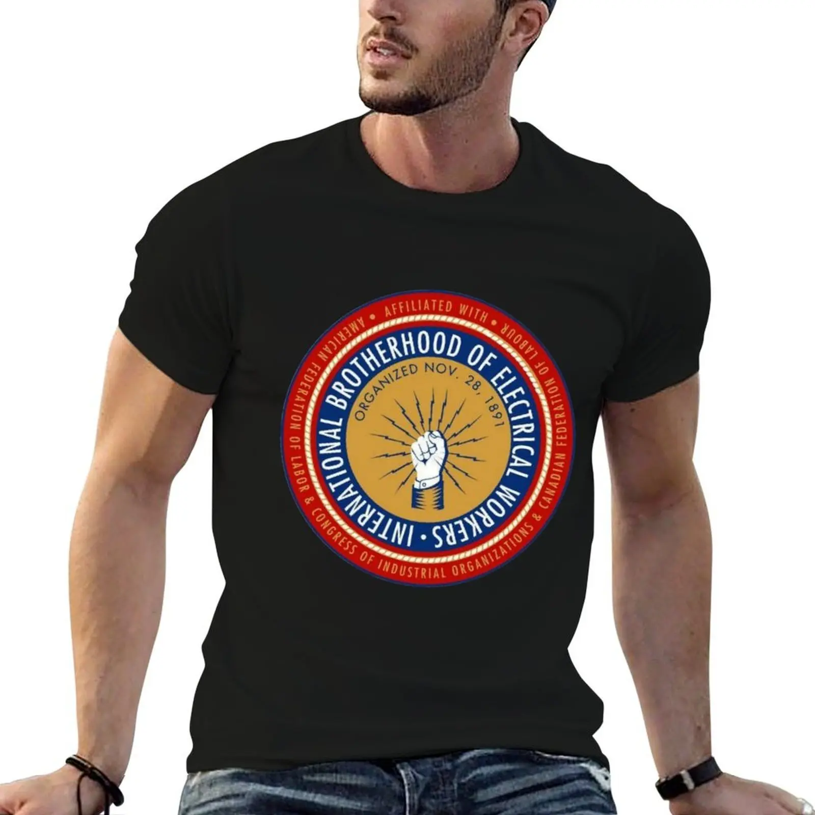 

IBEW electrician T-Shirt t shirt man luxury t shirts for man cotton soft man t shirts high quality luxury brand T-shirt