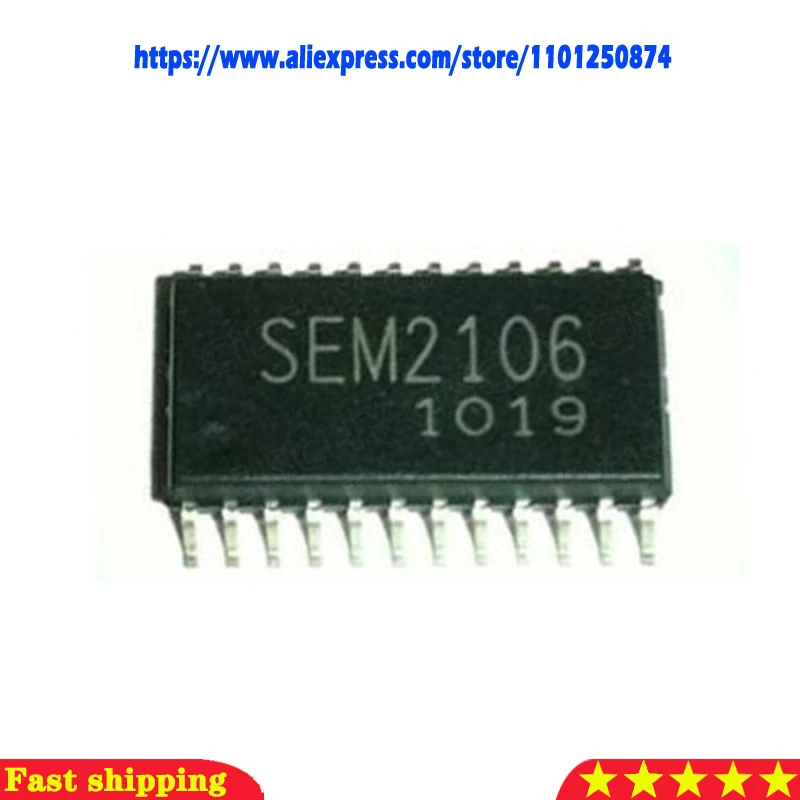 10pcs/lot SEM2106 SOP-24 LCD Chip In Stock