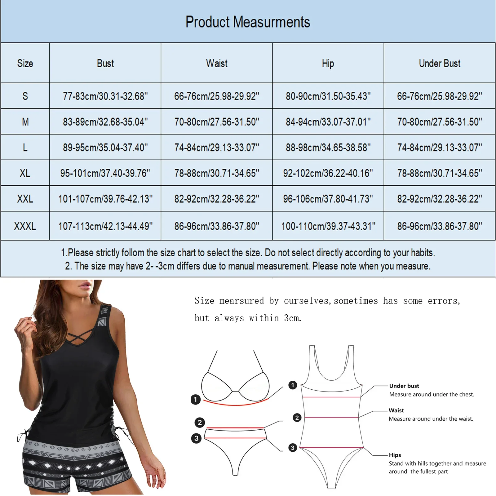 반바지와 비키니 세트 여성 빈티지 프린트 Tankini 세트 두 조각 Romper Bodysuit 수영복 여성용 수영복 New