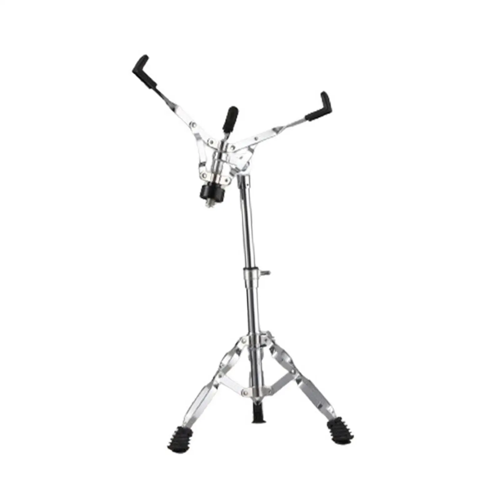 Snare Drum Stand Hardware Accessory Height Adjust Double Braced Portable Practice Drum Stand for 10''~14'' Dia Drums Instrument