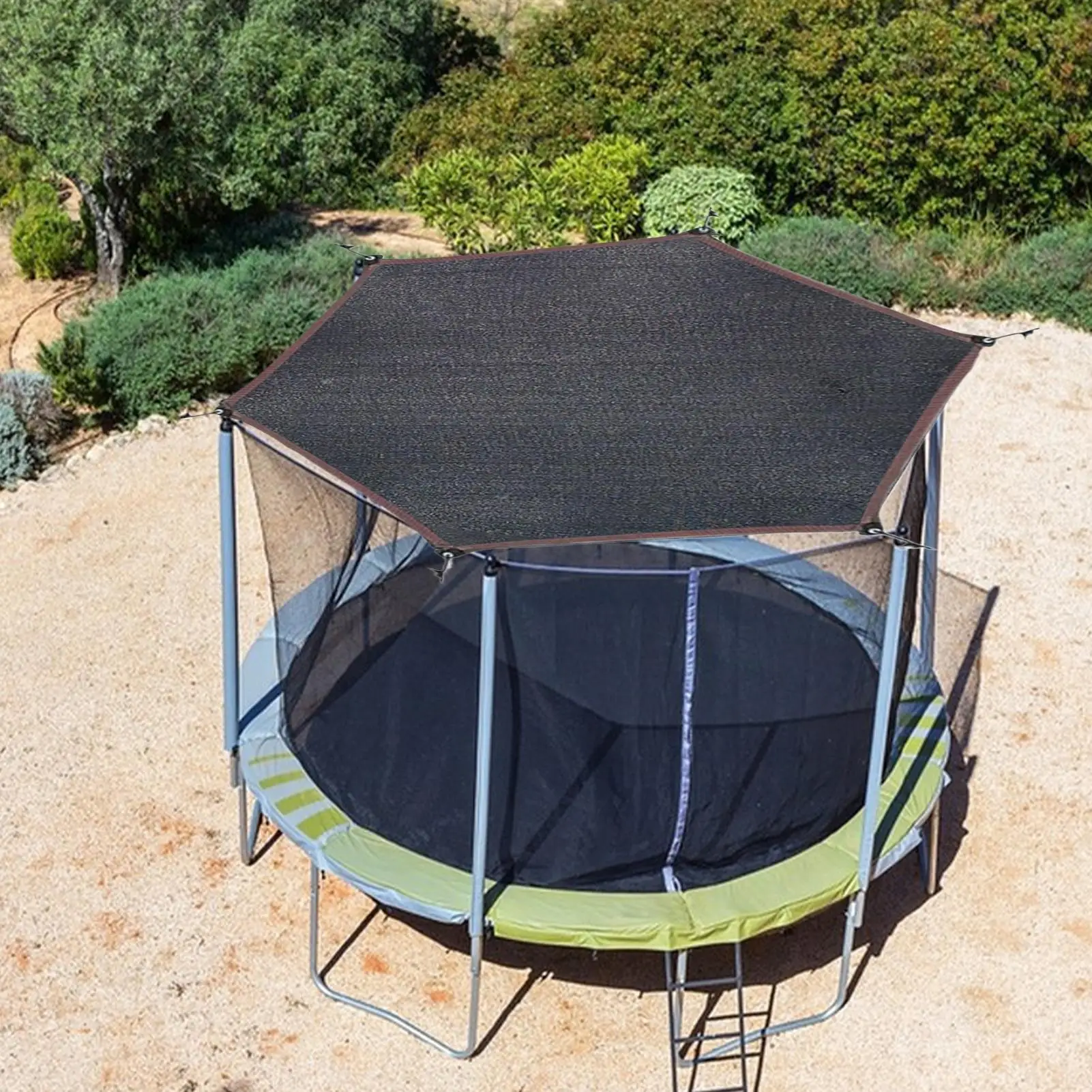 Trampoline Canopy Wind-Proof Wear-Resistant Trampoline Sunblock Cloth For Kids Children Parents Grandparents Outdoor Park