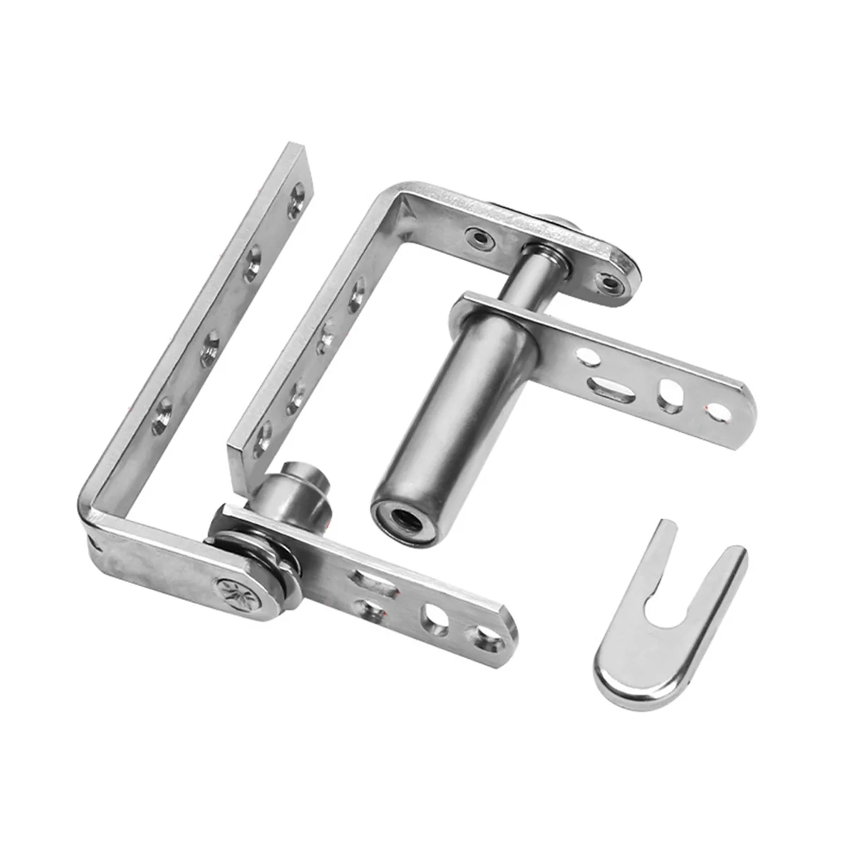 

2pack Cafe Door Hinges,304 Stainless Steel Swinging Door Hardware Saloon Door Hinges,Self Closing,for Swinging Door-M