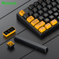 GMK Keycaps 150 Keys Double Shot CSA Profile PBT Keycaps Set For MX Gaming Mechanical Keyboard Cap Black Orange Keycap