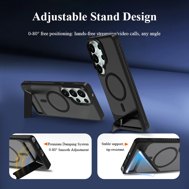 Für Samsung Galaxy S26 Ultra Hülle mit Ständer Magnetische Hülle PC+TPU Linsenschutz für Samsung Galaxy S26 S26+ – Detail 10