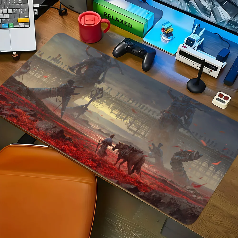 Game Meet  Cool W-Where Winds Mouse Pad Non-slip Thickened MousePad Large Writing Lockedge Office Student Gaming Cushion