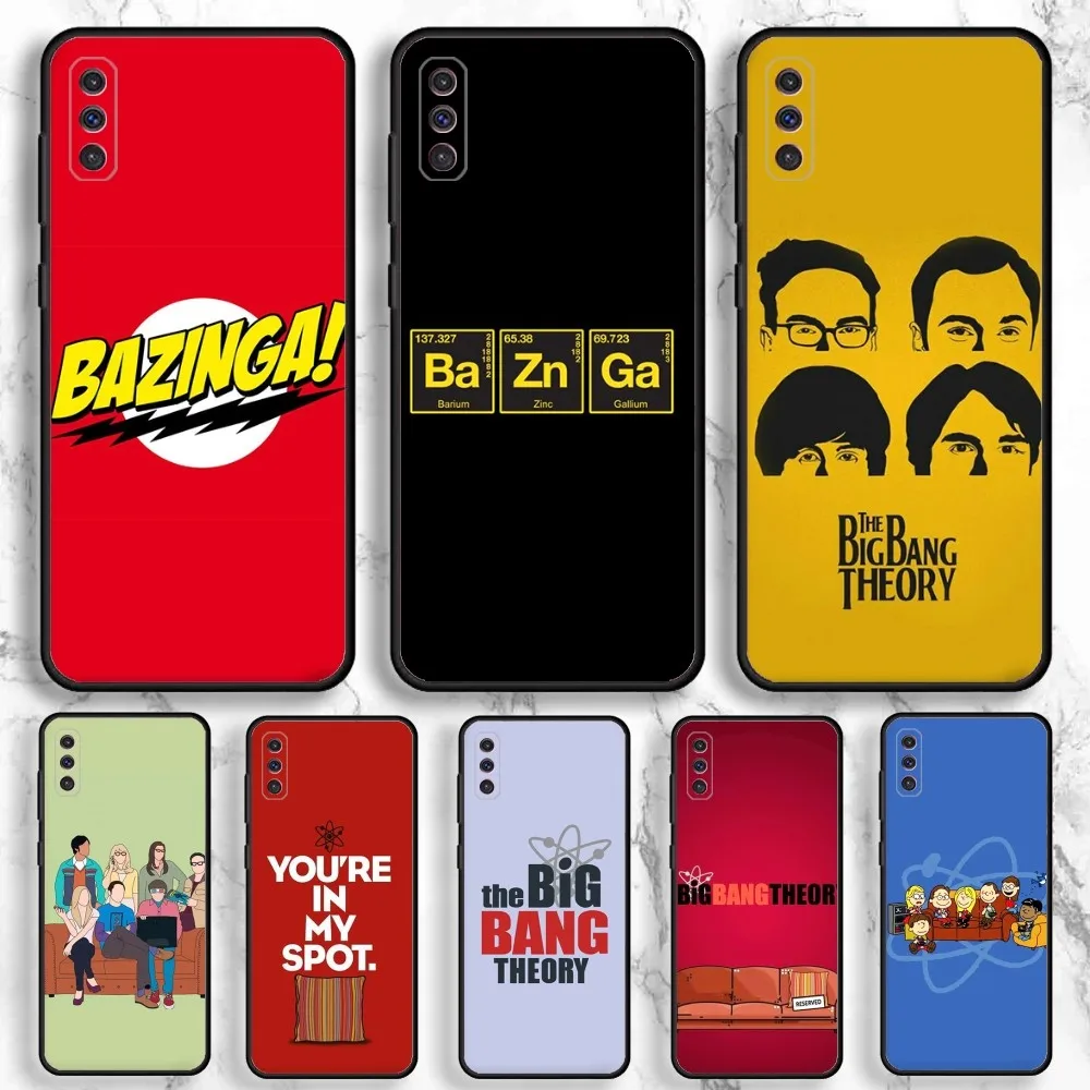 The B-Big B-Bang T-Theory Phone Case For Samsung Galaxy A13,A21s,A22,A31,A32,A52,A53,A71,A80,A91 Soft Black Phone Cover