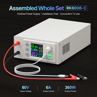 RIDEN RK6006-C 60V 6A 4-digit Adjustable AC to DC Step Down Voltage Bench Power Supply Module Current Regulated