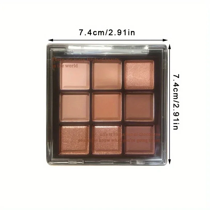 Chocolade Oogschaduwpalet Matte Parelwitte Glitter Oogschaduw Palet Langdurige Glans Oogpigmenten Koreaanse Make-Up Cosmetica