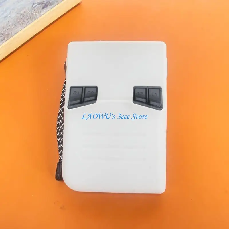 Copertina protetta Y8AD Shell silicone graffiato per console gioco RG40XX Skin Accessori da gioco per polvere per