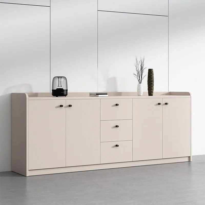 Office Tea Short Wooden Edge File Storage Printer Office Tea Cabinet Office Side Cabinet Locker
