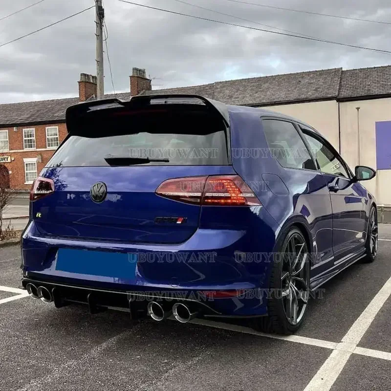 Oettinger Style Rear Spoiler Wing Trunk Lid Gate Roof Splitter Lip For VW Golf 7 7.5 MK7 7.5 GTI GTD R GTE 2013 2014 2015 -2019